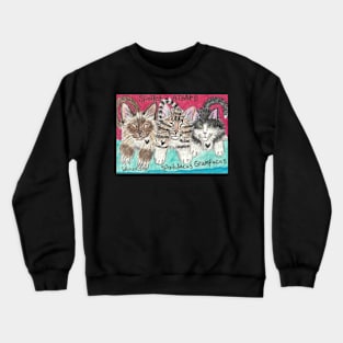 Spoiled Atears cat Crewneck Sweatshirt